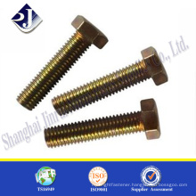 trade assurance Astm standard zinc finished A307 hex bolt